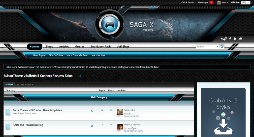 sagascreen3 1024x554 - Saga-X and Saga-X Blue released