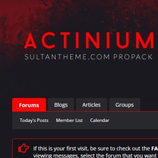 Actinium Zombiered vbulletin6